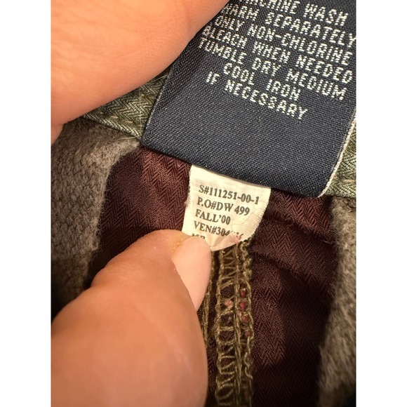 Vintage GAP Cargo Pants Y2K Red Men's M (32–34) Paratrooper Tactical - Picture 8 of 11